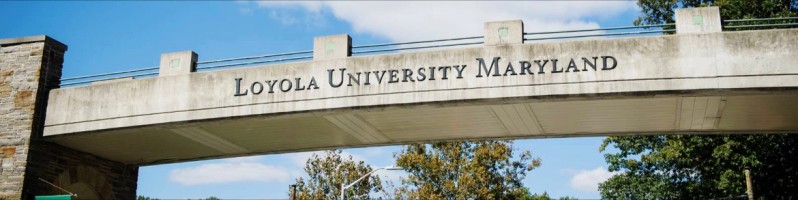 Loyola University Maryland campus entrance